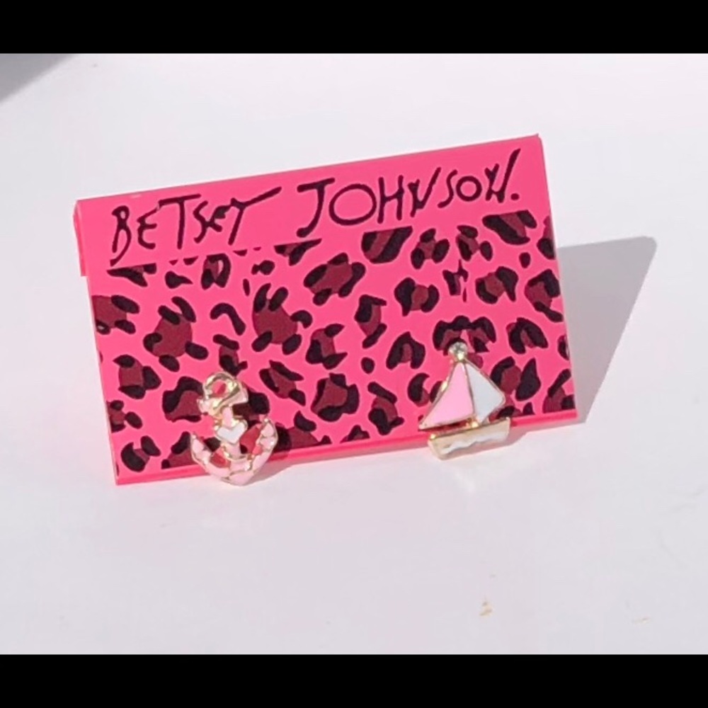 🌟 Pink Sailboat and Anchor by Betsey Johnson